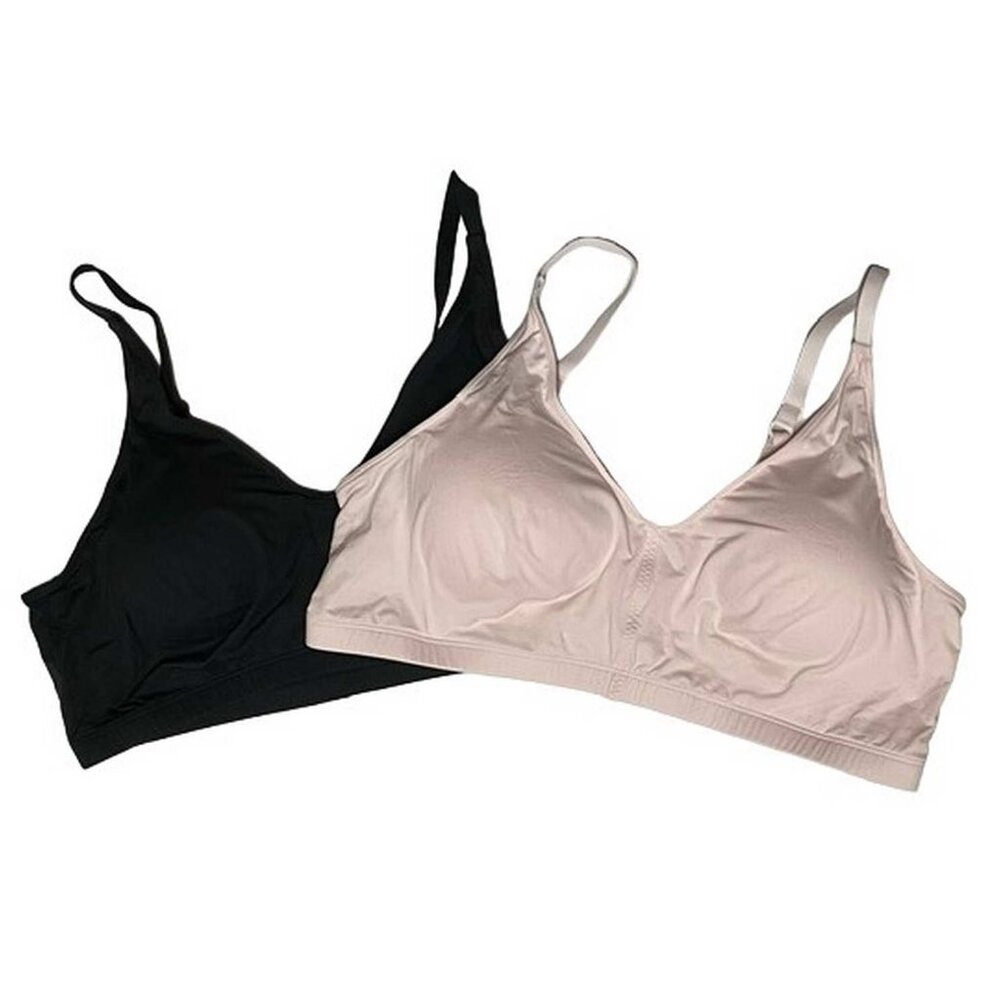 Rhonda Shear Super Stretch Pullover Leisure Bra 2 Pack 1X